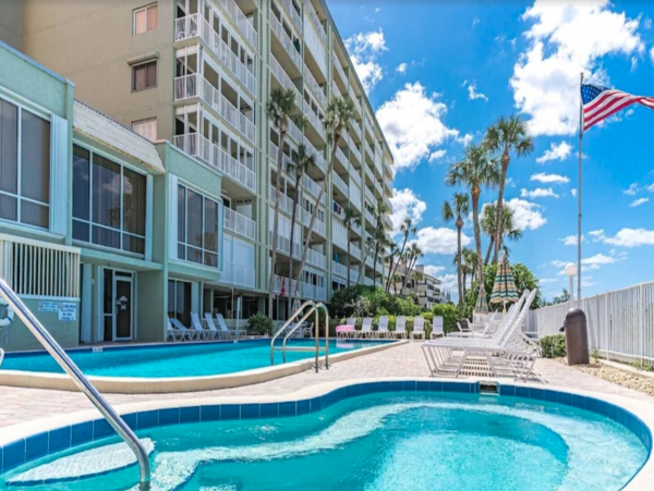 Indian Shores Beachfront condo